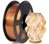 IEMAI Filamento PETG 1.75mm 1Kg, PETG Transparente Marrón Claro Alta Velocidad Impresora 3D Filamento, Precisión Dimensional +/- 0.02mm