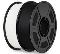 IEMAI Mate PETG Filamento 1.75mm 2KG, Negro/Blanco Filamento para Impresora 3D PETG de Fuerte Tenacidad, Compatible con impresoras 3D Bambu Lab, Precisión Dimensional +/- 0.02mm