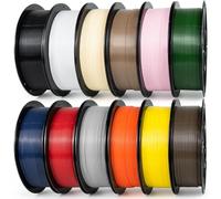 IEMAI PETG Filamento 1.75mm 12KG Pack, Filamento para Impresora 3D PETG de Fuerte Tenacidad, Compatible con Impresoras 3D Bambu Lab, Precisión Dimensional +/- 0.02mm