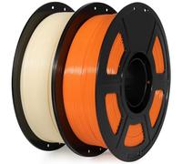 IEMAI PETG Filamento 1.75mm 2KG, Piel/Naranja PETG Filamento para Impresora 3D, Compatible con Impresoras 3D Bambu Lab, Precisión Dimensional +/- 0.02mm