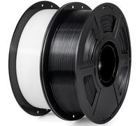 IEMAI PETG Filamento 1.75mm Negro/Blanco 2KG, Filamento para Impresora 3D PETG de Fuerte Tenacidad, Compatible con Impresoras 3D Bambu Lab, Precisión Dimensional +/- 0.02mm