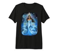 IEMANJA Diosa Marina Yemaya, Orisha, Umbanda, Reina del Océano Camiseta Premium