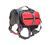 iEnergy Mal - Mochila para Perros - Mochila Impermeable para Perros - Mochila de Senderismo Bien Acolchada Rojo Medio