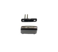 IENQBVL Coche Salida Ventilación Ajuste De La Paleta del Regulador De La Rejilla De Salida Aire Acondicionado para Toyota para Land Cruiser 200 LC200 2008-2015 Salida Aire Acondicionado(Right Grey)