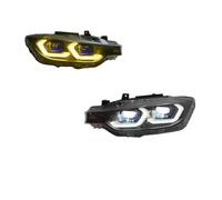 IENQBVL Conjuntos De Faros LED Coche Para Serie 3 F30 F35 2012-2018 Luz Intermitente Freno DRL Bicolor(Led)
