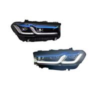 IENQBVL Conjuntos De Luces LED Para Faros Delanteros Coche Antiniebla DRL Freno Intermitentes Para 5 G38 G30 G31 2021-2024(2018-2020)