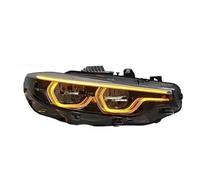 IENQBVL Faros LED Para Coche Amarillo Blanco Rojo Ámbar Antiniebla DRL Para Serie 4 F32 M4 F33 F82 2013 2014 2015 2016 2017 2018(Amber,8 Pins)