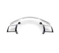 IENQBVL Interior Automóvil Cubierta Superior E Inferior Cromada para Volante Coche para Mercedes para Benz C E ML GL GLS G Class W204 W212 W166 W463 Molduras Interiores Coche(Up-Chrome)