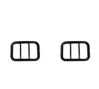 IENQBVL Luz Freno Accesorios para Coche Lámpara Antiniebla Trasera Hierro Protectores Luz Molduras Marcos Pegatina para Jeep para Wrangler JK 2007-2017 Montaje Luces Traseras
