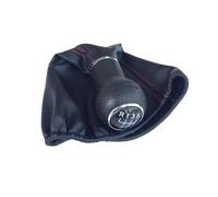 IENQBVL Palanca De Cambios Pomo 5/6 Velocidades MT Cuero PU Pomo De Palanca Cambios Para Seat Para Ibiza 1996-2001(B0098)