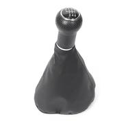IENQBVL Palanca De Cambios Pomo Para Seat Para Ibiza 1996-2001 Transmisión Manual 5/6 Velocidades Pomo De Palanca Cambios Cuero Sintético(A-6 Speed)