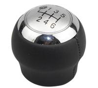 IENQBVL Palanca De Cambios Pomo Para Toyota Para Corolla Para RAV4 Para Avensis Para Yaris Pomo De Palanca Cambios 5/6 Velocidades(Silver 6 Speed)