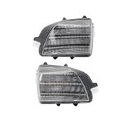 IENQBVL Para Volvo XC90 XC70 2007-2014 Luz LED Dinámica Para Espejo Lateral De Ala Indicador De Señal De Giro Lámpara Intermitente 2 Piezas (Clear)