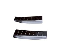 IENQBVL Protector Reposapiés para Parachoques Trasero para Nissan para Kicks 2025 Embellecedor Pedales para Puerta Maletero Accesorios Adhesivos Diseño. Coche Cinta Anticolisión(Black)