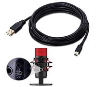 ienza Cable USB Mini-B de 10 pies para micrófono de condensador USB HyperX Quadcast (Nota: no es compatible con QuadCast S, no compatible con todos los micrófonos HyperX, consulta las imágenes del