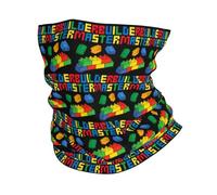 IEOIAEKI Brick Builder Funny Blocks Building Master Builder Toys Bandana calentador de cuello hombres mujeres invierno senderismo esquí bufanda polaina cubierta facial