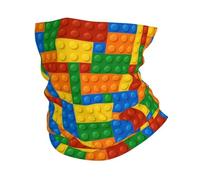 IEOIAEKI Building Blocks Bandana calentador de cuello para hombres y mujeres, invierno, esquí, bufanda