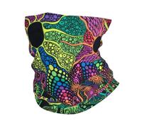 IEOIAEKI Magic Mushroom Trippy Psychedelic Neon Pastel Goth Winter Neck Warmer - Bufanda para hombre, a prueba de viento, para senderismo, polaina para la cabeza