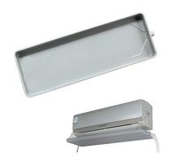 IEOWY Bandeja de Goteo para Aire Acondicionado, Bandeja de Drenaje de condensado, colector de Agua para Sistemas de Bomba de Calor de Aire Acondicionado Split Interior/Exterior (110 x 24 cm)