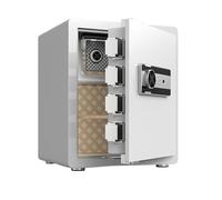 IEOWY Caja Fuerte biométrica contra Incendios con Sistema de Alarma, Teclado Digital electrónico y reconocimiento de Huellas Dactilares para una Mayor Seguridad en el hogar.