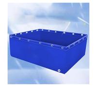 IEOWY Estanque portátil Plegable para Peces, Gran Tanque de Lona para acuicultura con Ojales, Piscina de Almacenamiento de Agua de Emergencia para acuarios de koi, Resistente a la sequía (1x2x0)