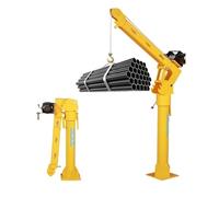 IEOWY Grúa sobre camión de 500 kg/800 kg/1 tonelada, 12 V/24 V, para Uso doméstico, con Estructura de grúa voladiza (tamaño: 220 V, 1000 kg, Control Dual)