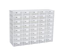 IEOWY Organizador de Almacenamiento de 40 cajones, Caja de Herramientas apilable para Cuentas, Tuercas, Tornillos y Manualidades, Ideal para el hogar, el Garaje y la organización empresarial.