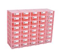 IEOWY Organizador de Almacenamiento de 40 cajones, Caja de Herramientas apilable para Cuentas, Tuercas, Tornillos y Manualidades, Ideal para el hogar, el Garaje y la organización empresarial.