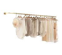 IEOWY Perchero de Pared - Barra y Organizador de Ropa Resistente para Abrigos, exhibición de Ropa y Almacenamiento en boutiques.