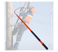 IEOWY Pértiga de Rescate aislada de Alto Voltaje con Gancho: Barra de tracción para Salvar Vidas en emergencias y protección contra descargas eléctricas.