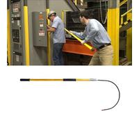 IEOWY Pértiga de Rescate de Fibra de Vidrio con Gancho para el Cuerpo: Herramienta Esencial para socorristas y Seguridad eléctrica para empalmes de Alta tensión de hasta 220 kV.