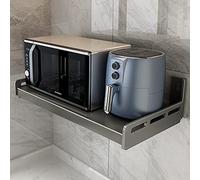 IEOWY Rejilla para Horno eléctrico - Soporte de Pared para microondas, Acabado Resistente, Apto para hornos eléctricos y microondas, Ancho: 50 cm.