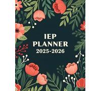 IEP Caseload Planner 2025-2026: Special Education Organizer for Teachers, 30 Student in Caseload, Academic Year from August 2025 to July 2026