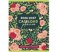 IEP Caseload Planner 2026-2027: Special Education Teachers Organizer for 50 students | Special Ed Teacher & Caseload Management School Year August to July | Pretty Flowers