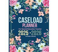 IEP Caseload Planner 25-26: Special Education Teachers Organizer for 30 students | Academic School Year from July 2025 to June 2026.