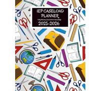 IEP Caseload Planner: School Year For Special Education Teachers | Meetings Organization | (30 Student Caseload) ''8.5 X 11''