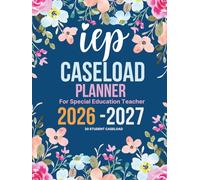 IEP Caseload Planner: Special Education Teachers Organizer for 30 students | Academic School Year from July to June .