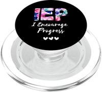 IEP I Encourage Progress Special Education School Teacher PopSockets PopGrip para MagSafe