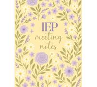 IEP Meeting Notes Notebook • Organized Planner for Special Education Teachers • SPED Teacher Student Tracker Logbook: Track Student Details, Goals, ... + Documentation Log | 8.5x11” | 100 Pages