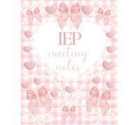 IEP Meeting Notes Notebook • Organized Planner for Special Education Teachers • SPED Teacher Student Tracker Logbook: Track Student Details, Goals, ... + Documentation Log | 8.5x11” | 100 Pages