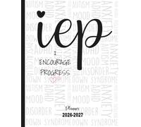 IEP Planner 2026-2027: Simple Academic Organizer for Teachers (30 Students in a Caseload)