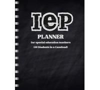 IEP Planner 2026-2027: special education organizer for teachers (40 Students in a Caseload)