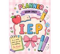 IEP Planner 2026 - 2027: Special Education Teacher's Organizer and Caseload for 30 Students Academic Year from July 2025 to June 2026.