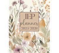 IEP Planner • 30 SPED Student Caseload • Comprehensive Special Education Teacher Organizer • Student Data Tracker Notebook: IEP Snapshot + Data Collection | 8.5x11” (Watercolor Golden Floral)