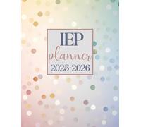 IEP Planner • 30 SPED Student Caseload • Comprehensive Special Education Teacher Organizer • Student Data Tracker Notebook: IEP Snapshot + Data Collection | 8.5x11” (Pastel Polka Dots)
