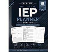 IEP Teacher Planner: Academic year 2026-2027 (Miravio IEP Organization)