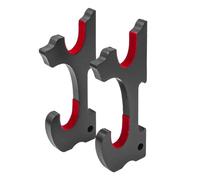 Ieron 2 Piezas de Soporte de Pared para Espada, Gancho de 2 Niveles, Soporte para Katana, Colgador de exhibición Ajustable para Espada samurái, Tanto, estoque, Sable Ligero, Hoja de Cosplay