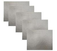 ieron 5 piezas de repuesto para placa de mica para horno microondas, hoja de guía de ondas, universal, lámina de mica cortada a medida 15 x 12 cm
