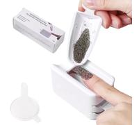 ieron Bandeja de polvo de inmersión de uñas, herramienta de reciclaje 2 en 1, herramienta de bandeja de reciclaje de polvo de inmersión de uñas, caja de almacenamiento portátil de polvo de uñas, color