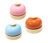 Ieron Juego de 3 Campanas de Mesa para Entrenamiento, Paquete de Campanas de Llamada para hoteles, Bares, restaurantes, cocinas, escuelas, Salas de recepción y Entrenamiento de Mascotas